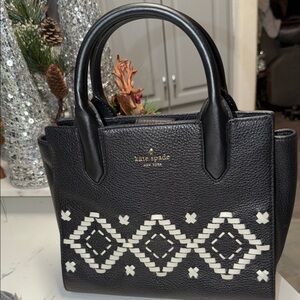 Kate Spade Black and White Satchel